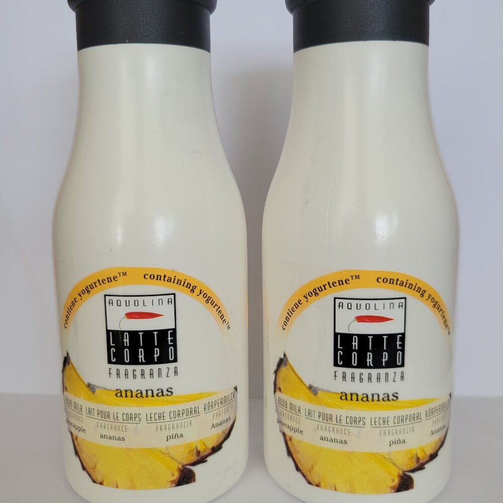 Aquolina Body Lotion (Pineapple) 250ml Each (2 Bottle Set)